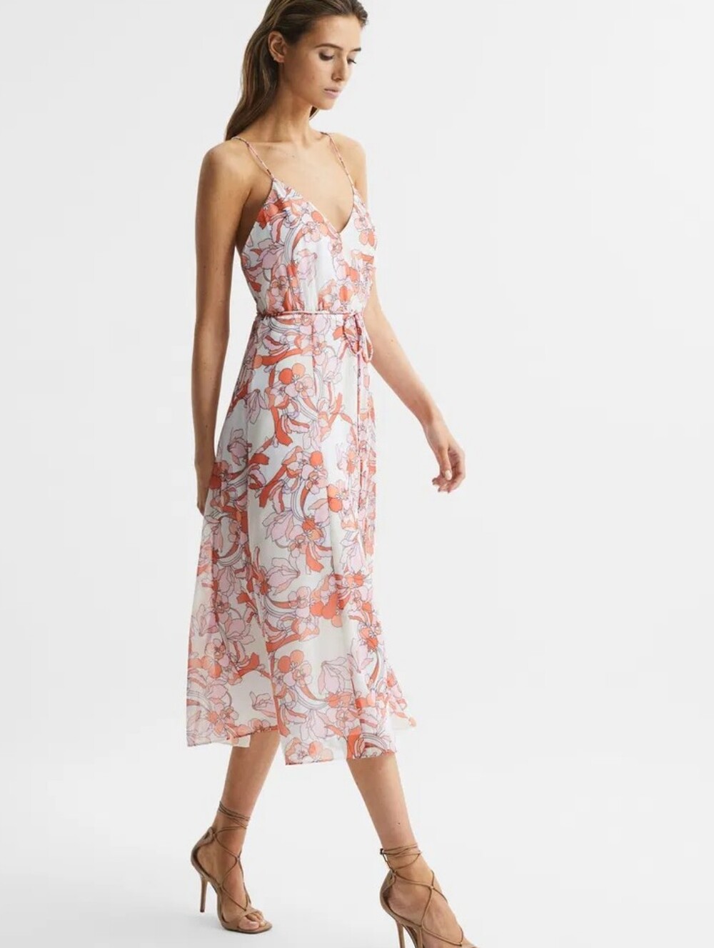 NWT REISS | $265 Pippa Floral Midi Dress - Picture 5 of 8
